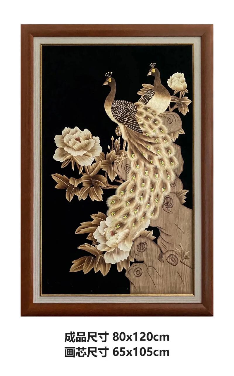 非遺麥稈畫(huà),#純手工打造 #感受?chē)?guó)畫(huà)的意境之美 #家居掛畫(huà)